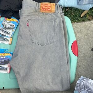Levi's Light Gray Denim Pants